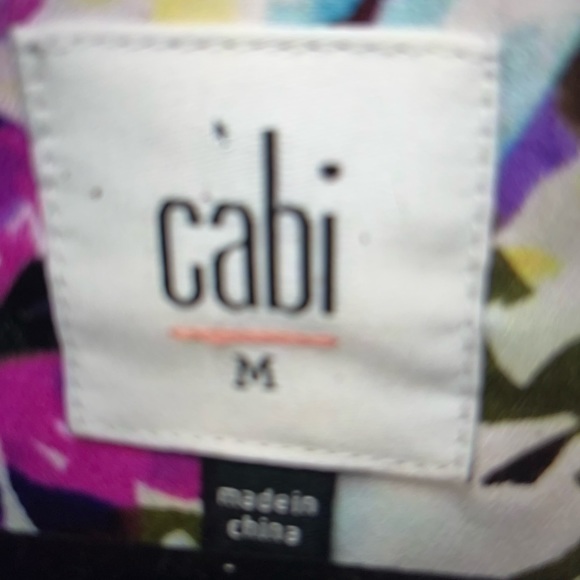 CAbi punk floral  blouse - Picture 2 of 3